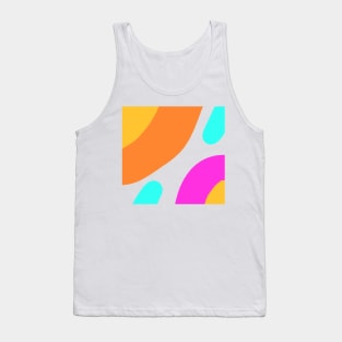 Colorful abstract texture art stripes Tank Top